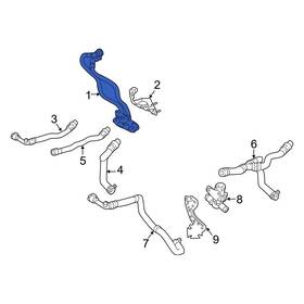 31465024 Volvo Oe Hvac Heater Hose
