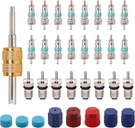 33PCS Air Conditioning Valve Core Kit Car A/c R12 R134A Refrigeration Schrader. Fixed Price $16.93.