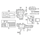 Jeep 68031980AA Hvac Heater Hose Outlet Tube Hardware Kit. Fixed Price $10.73.