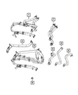 Genuine Mopar Heater Supply And Return Hose 5058527AE. Fixed Price $31.94.