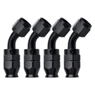Evil Energy Ptfe Hose End Fitting 45 Degree Black For 6AN,. Fixed Price $41.00.
