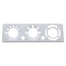 United Pacific UPI21717 - Peterbilt 2006+ Stainless Steel A/c Control Plate. Fixed Price $31.99.