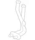 Genuine Volvo Hvac Heater Hose Outlet Tube 9134978. Fixed Price $239.10.