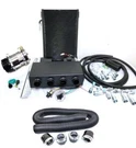Universal Underdash Ac Heat & Cool Evaporator Kit + Vents Chrome Compressor. Fixed Price $1732.36.
