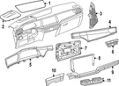 Genuine Volkswagen Lower Trim 3CN-858-418-M-KIP. Fixed Price $200.12.