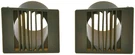 1967-76 Dodge Plymouth Body; Dash Vents; Dark Green; Pair. Fixed Price $59.99.