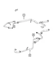 Genuine Mopar Heater Return Hose And Tube 55111208AF. Fixed Price $183.26.