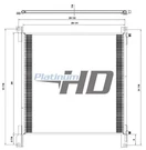 1994-2000 Peterbilt 377-379 Series Condenser HDH010138. Fixed Price $158.12.
