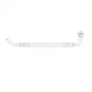 A22-53330-007 A/c Hose #8, 42/45 Deg, 15.63 In., Assembly For Freightliner. Fixed Price $332.10.