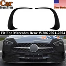Fit Mercedes Benz W206 2021-24 Gloss Black Front Bumper Side Air Vent Grill Trim. Fixed Price $30.99.