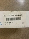 Mohawk 53-21643-003 Gillig Valve: Shut Off, Driver/pass Heater New In Box. Fixed Price $33.99.