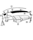 Genuine Mopar Defroster Grille 6UB81TX7AA. Fixed Price $193.55.