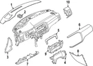 Genuine Nissan Dashboard Air Vent 68761-6TA4A. Fixed Price $122.45.
