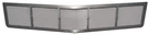 Fivestar Nose Screen Monte Carlo MD3 Upper 3/16IN Mesh Bk- 021-4131-B. Fixed Price $86.13.
