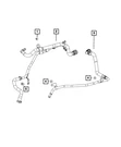 Genuine Mopar Heater Return Hose And Tube 68403555AB. Fixed Price $68.21.