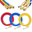29985 1/4" Hvac Refrigeration Manifold Charging Hoses W/ Ball Valve 60" Ryb Set. Fixed Price $33.99.