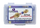 40 Pack Starter Free Sae Flare Fitting Refrigerant Leaks Eliminated - Re.... Fixed Price $130.06.