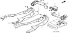 Genuine Honda Duct Rear Heater 83331-SM2-A81. Fixed Price $58.49.