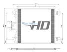2005-2007 Ford F650 Condenser HDH010010 (802-12319). Fixed Price $76.50.
