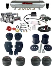 Slam SV-8C Manifold Air Ride Kit W/580 Chrome & Bags Fits 1965 70 Chevy Impala. Fixed Price $2074.59.