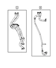 Genuine Mopar Heater Supply And Return Hose 55037830AF. Fixed Price $62.68.