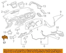 Gm Oem 16-25 Malibu Instrument Panel Components-air Vent Grille 22950615. Fixed Price $32.20.