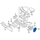 Lincoln/ford Oem Console Rear Panel Trim GD9Z54045E24AA New Box Nos. Fixed Price $84.00.