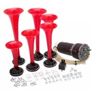 Musical Air Horns Alma Llanera Venezuela Tune 6 Trumpets Compressor See Video. Fixed Price $89.95.