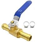Mdeoosky 5/8 Inch Brass Hose Barb Ball Valve Kit, Heater Shut Off. Fixed Price $16.99.