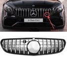 Mercedes C217 A217 Class Panamericana Grille Amg 2017 Black Chrome. Fixed Price $258.20.