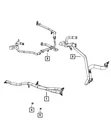 Genuine Mopar Heater Supply And Return Hose Tube 5058907AE. Fixed Price $174.93.