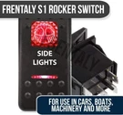 Red Light Side Led 12V 20A 10A 5-PIN Rocker Toggle Switch Car Boat Waterproof. Fixed Price $7.95.
