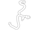Genuine Volvo Hvac Heater Hose 31338301. Fixed Price $81.98.