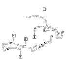 Chrysler 68104967AB Hvac Heater Hose. Fixed Price $112.38.