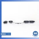 20-23 Range Rover Evoque L551 Dash A/c Ac Air Vent Grille Set Oem. Fixed Price $136.95.