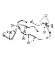 Genuine Mopar Heater Supply Hose And Tube 68058250AF. Fixed Price $127.40.
