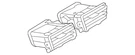 Genuine Air Vent Grille (left Side Only) BHN2-64-91X-02. Fixed Price $75.73.