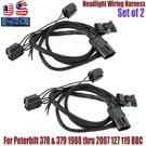 2X Headlight Wiring Harness 16-07643 For Peterbilt 378 & 379 127/119 Bbc 1988-07. Fixed Price $62.99.