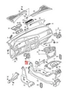 Vw Golf Vent Black/alu Standard/ Satin 5G1819703HDAR Original No Duties. Fixed Price $58.56.