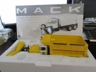2000 First Gear 1/34 R-model Mack Dump Truck With Plow White Plains 19-2608 Nib. Fixed Price $81.00.
