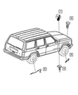 Genuine Mopar Ambient Temperature Sensor 4688204AB. Fixed Price $22.63.