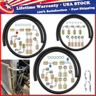 54PCS Ac And Fitting Kit, 6.5FT #6 #8 #10 Hoses &. Fixed Price $173.98.