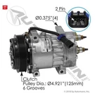Automann 830.31002 Air Conditioning Compressor 7 H. Fixed Price $368.57.