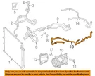 Chrysler Oem 15-16 200 A/c Ac Condenser/compressor/line-heater Hose 68104967AB. Fixed Price $114.00.