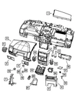 Genuine Mopar Air Conditioning & Heater Outlet Left 1GW931DVAA. Fixed Price $68.54.