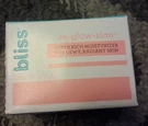 Bliss Ex-glow-sion Super Rich Face Moisturizer For Dewy Radiant Skin 1.7 Fl Oz. Fixed Price $14.99.