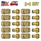 Us Garden Hose Quick Water 3/4" Fit Brass Female Connector Set. Fixed Price $25.99.