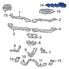 For Jeep Compass 2022-2025 7KT10SCSAA Right Dashboard Air Vent. Fixed Price $153.82.