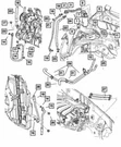 Genuine Mopar 2004-2006 Chrysler Pt Cruiser Suction Line Package 5166997AD. Fixed Price $81.80.