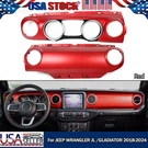 6AB21SRRAA 6AB28SRRAD Dash Trims Panel For Jeep Wrangler Jl Gladiator 2018-2024. Fixed Price $303.99.